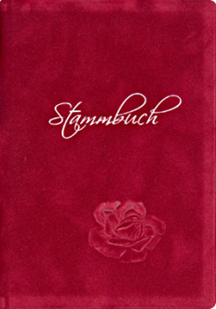 Stammbuch A4 Rose