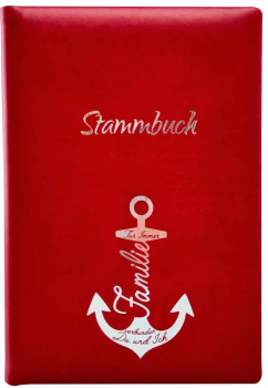 Stammbuch A4 Anker Kunstleder