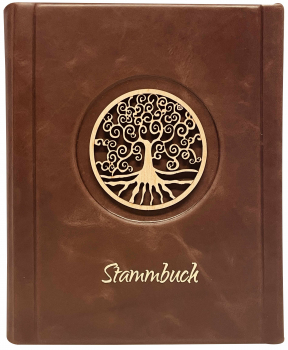 Stammbuch A5 Baum des Lebens Leder