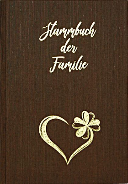 Stammbuch A4 Herzblatt