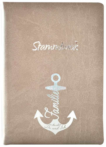 Stammbuch A4 Anker Kunstleder