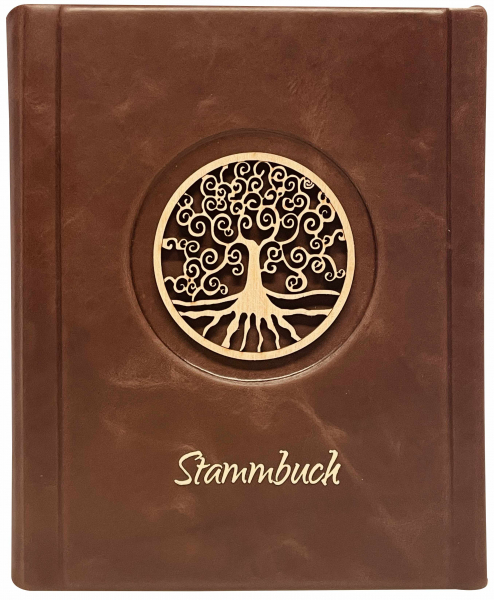 Stammbuch Baum des Lebens Leder