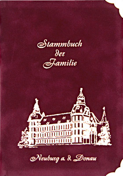 Stammbuch Motivprägung Velours