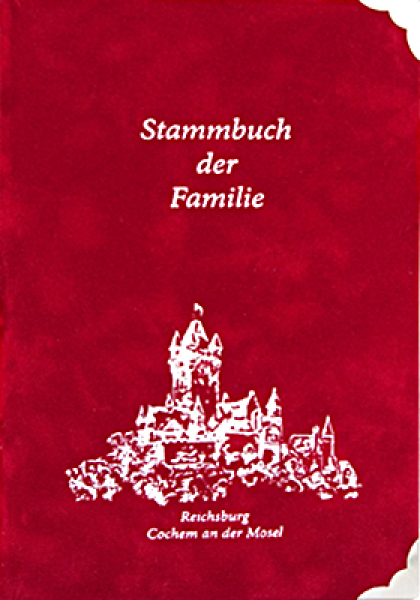 Stammbuch Motivprägung Velours