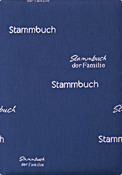 Stammbuch Das Stammbuch